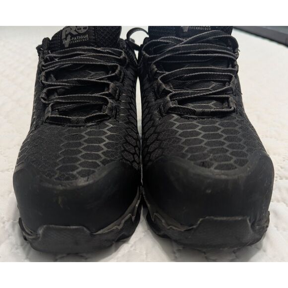 👟 Timberland PRO Alloy Toe Work Shoes Black - Size 9W 👟 - Picture 10 of 11